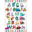 «Alphabet Jungle II», reproduction sur toile tendue-143063411