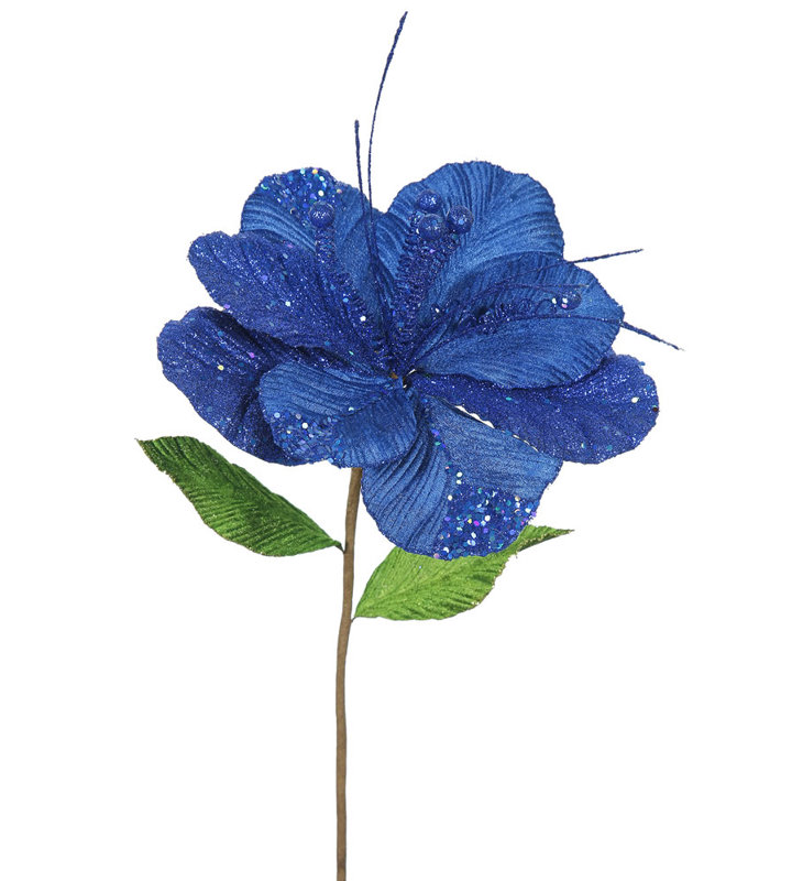 Fleurs Amaryllis, Bleu