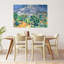 Mont Sainte-Victoire, France 1900 Impression d'art mural contemporain-1850417847
