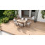 Longino Rectangular Metal Outdoor Dining Table , 59.1'' in. W 34.3'' in. D