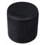 37.5cm Wide Velvet Cylinder Striped Standard Ottoman-1343830869
