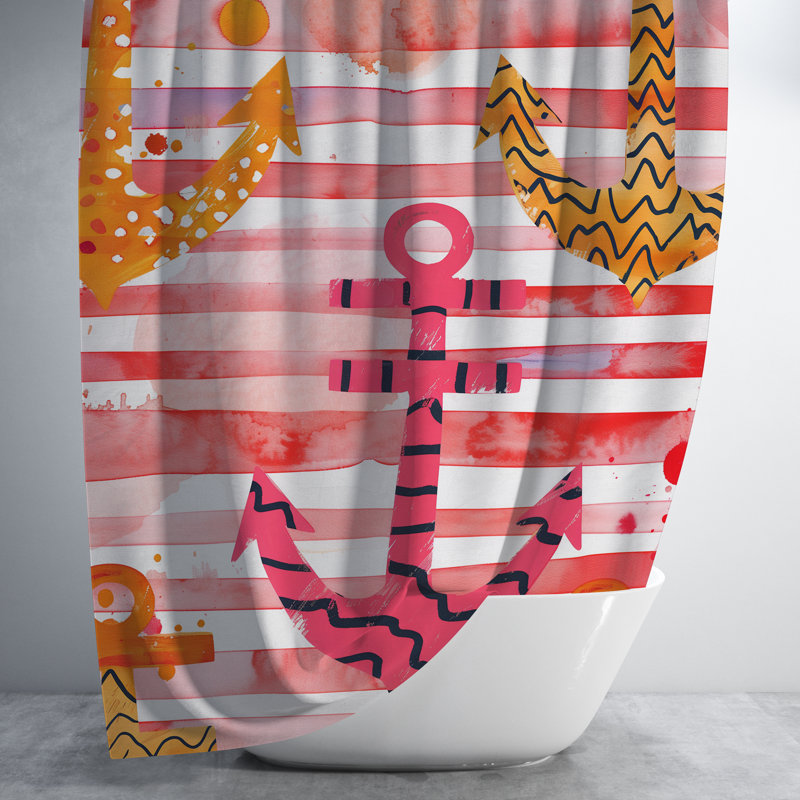 Blaire Shower Curtain, 74" H x 71" W