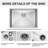 Undermount Single Bowl Kitchen Sink Basin