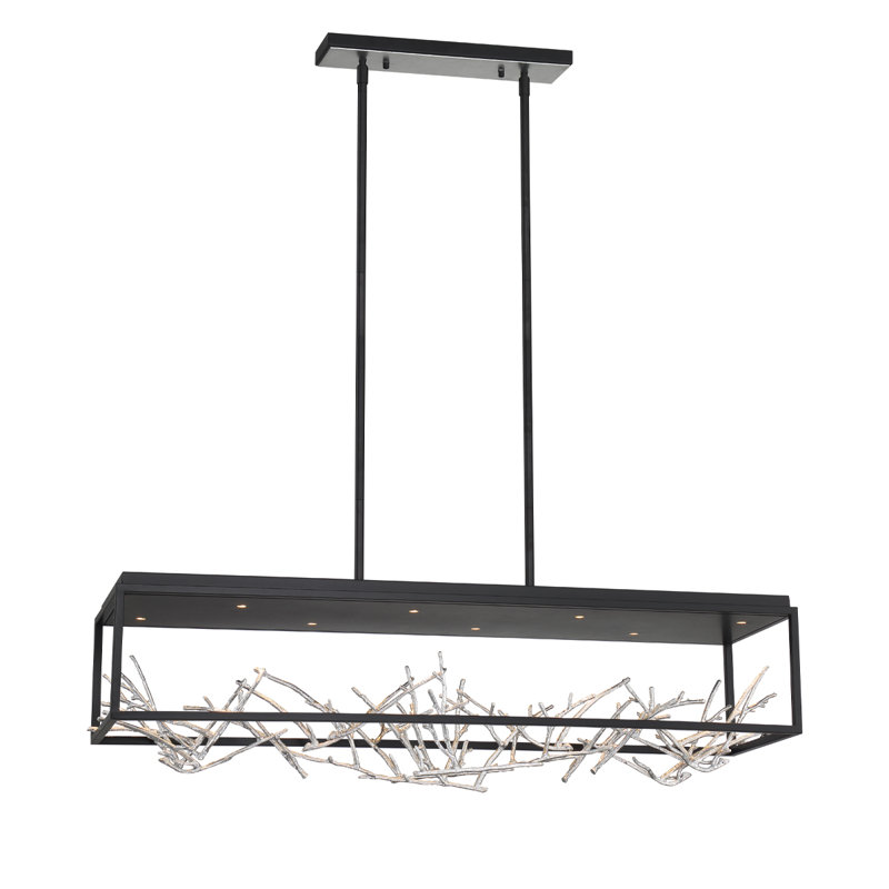 Aerie 8 - Light Matte Black LED Pendant