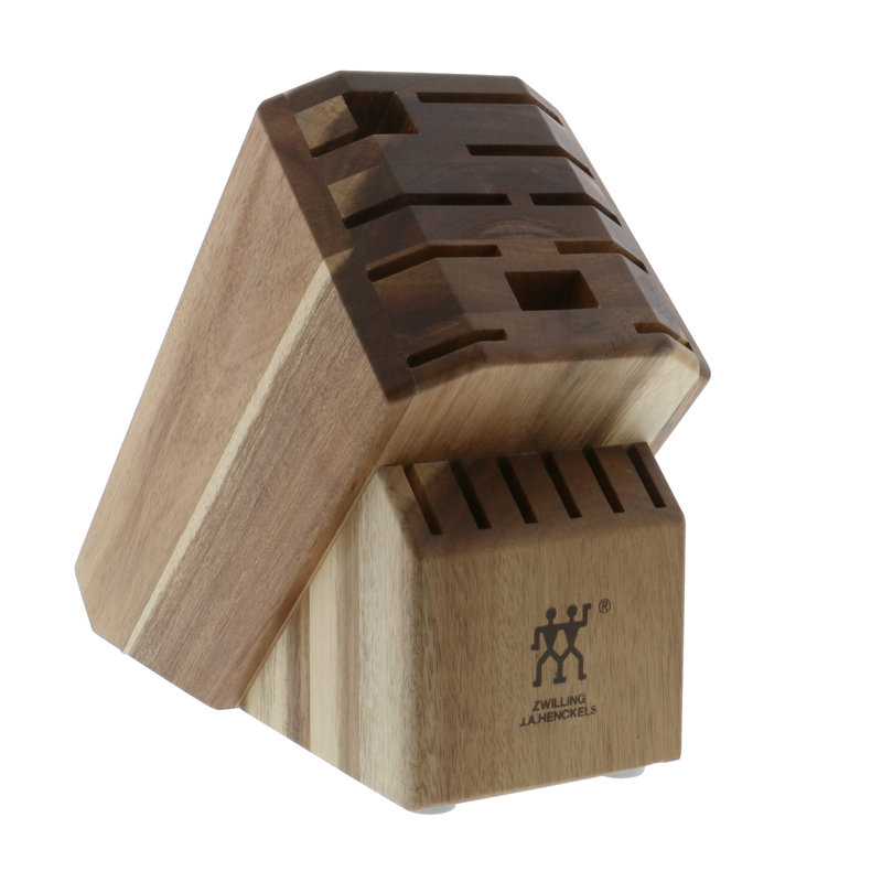 Ensemble de couteau à couteaux 16 fentes zwilling ja henckels Pro, Brun