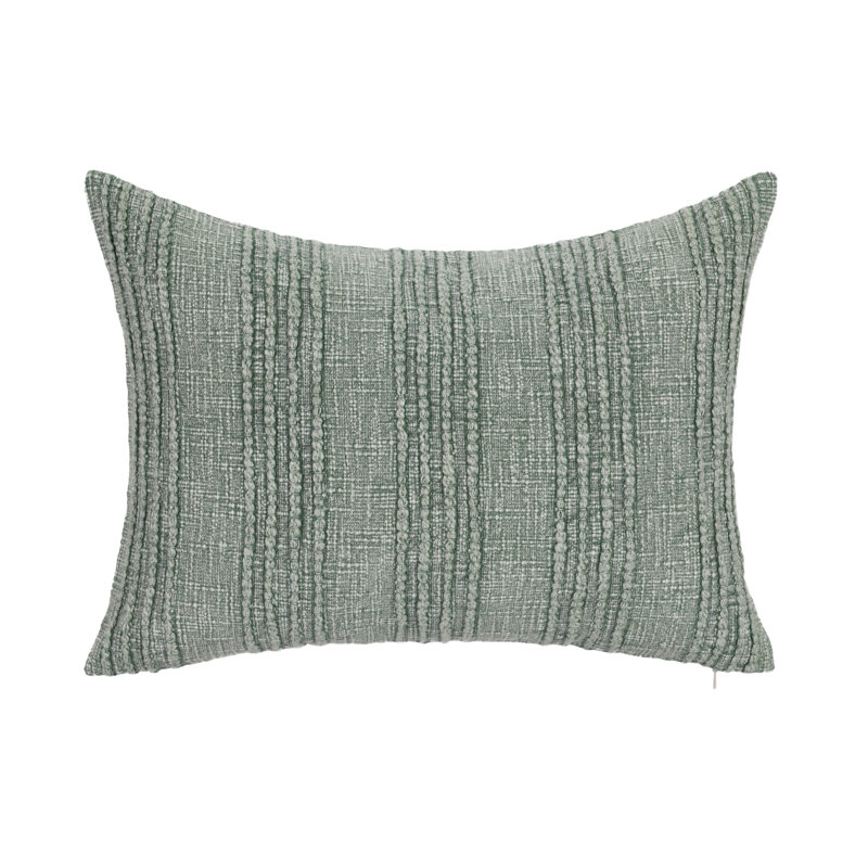 Gratitude Indoor/Outdoor Pillow Cover & Insert, Green, Rectangle 14"H x 20"W