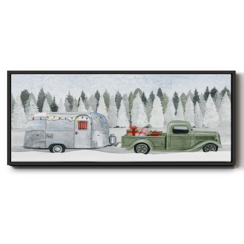 Holiday Roadtrip II - toile encadrée, H 20 po x l 50 po