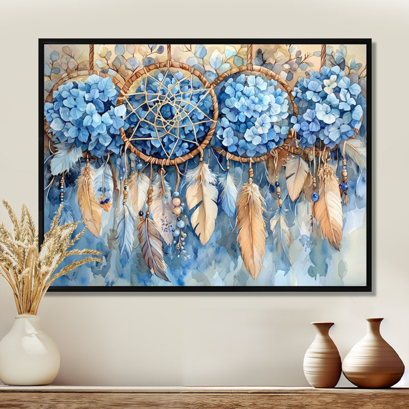 Longoria - Floral Wall Art, Black, 12" H x 20" W, Floater Framed Print