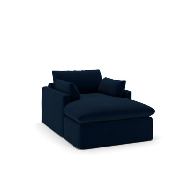 Luna Slipcovered Chaise