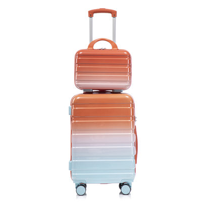 14"/20" 2 pcs/set in PC Spinner Wheel Luggage