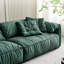 Coussin de canapé modulaire en polyester vert Fourseat-1190306339