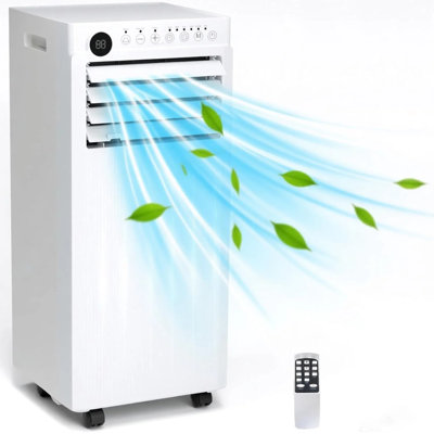 Cowsar 10000BTUs Portable Air Conditioners for Room with Drainage-free Cooling, 4 in 1 Portable AC Units with Cool, Fan, Dehumidifier, Sleep, 24H Timer/Remote/Window Kits
