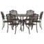 6 - Person Patio Dining Set Square Table-1758378884