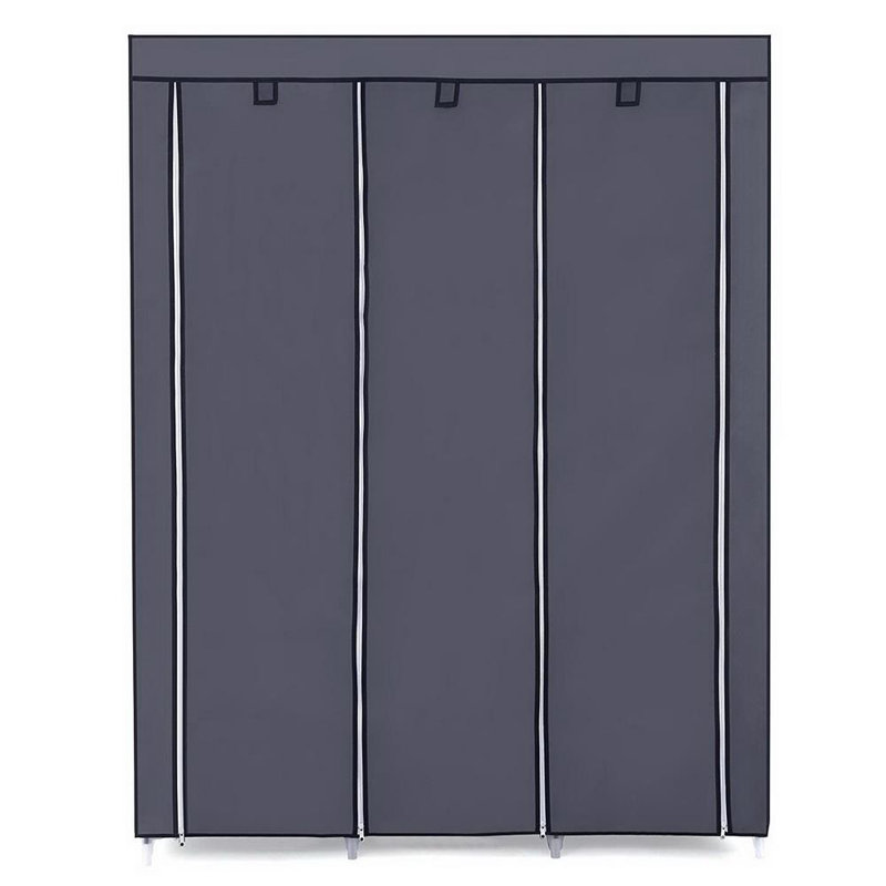 129.5cm Portable Wardrobe, Grey