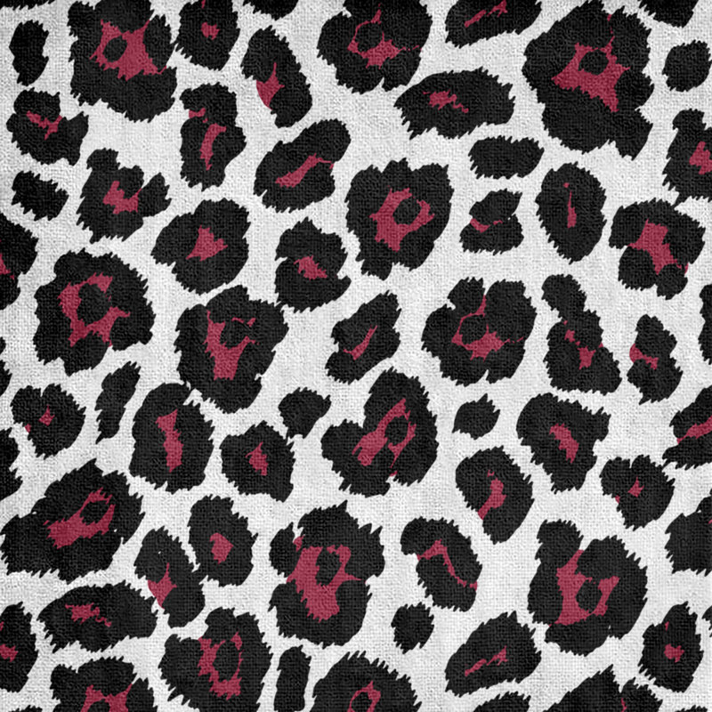 Lucida Bath Towel, Polyester/Cotton Blend, White/Red/Black