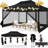 15 Ft. W x 10 Ft. D Metal Pop-up Canopy with 4 sidewalls-98674396