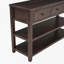Console rétro avec 2 tablettes ouvertes pour le salon, parfaite pour la présentation et le rangement dans les intérieurs modernes-1772161837-1772161839