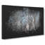 Bare Trees At Twilight - Wrapped Canvas Print-56661692