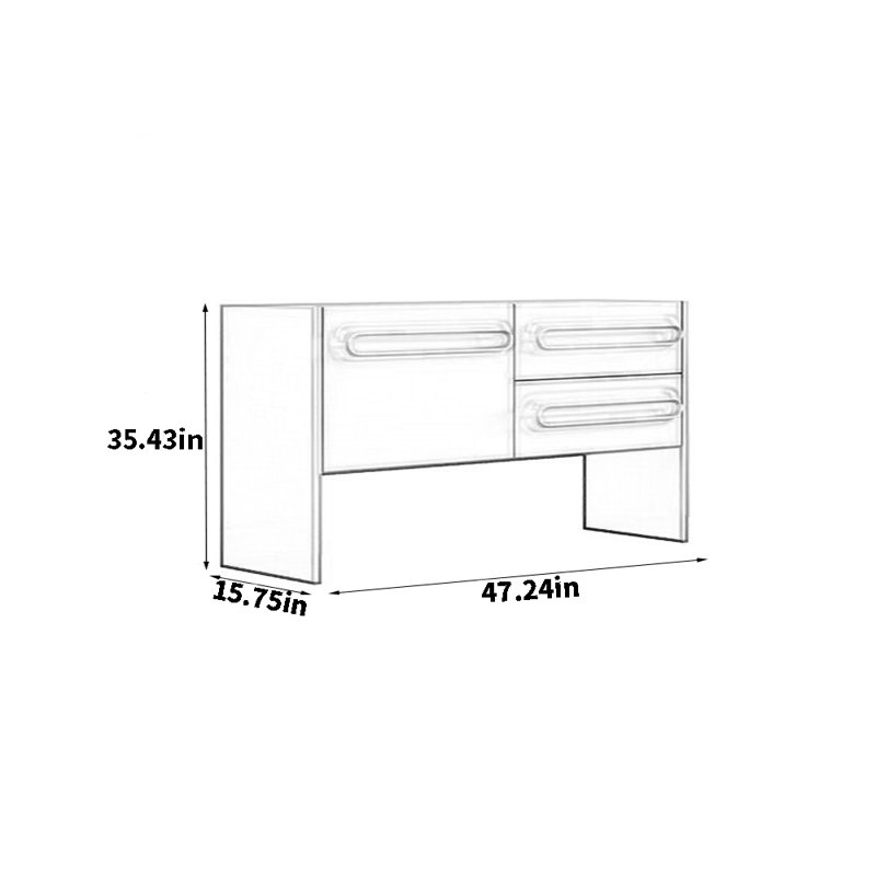 Simple Style Sideboard, Cream White