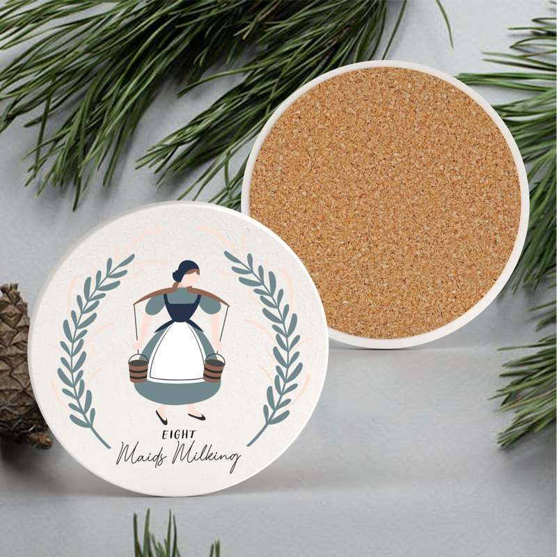 Santamaria Ceramic Round 1 Piece Coaster