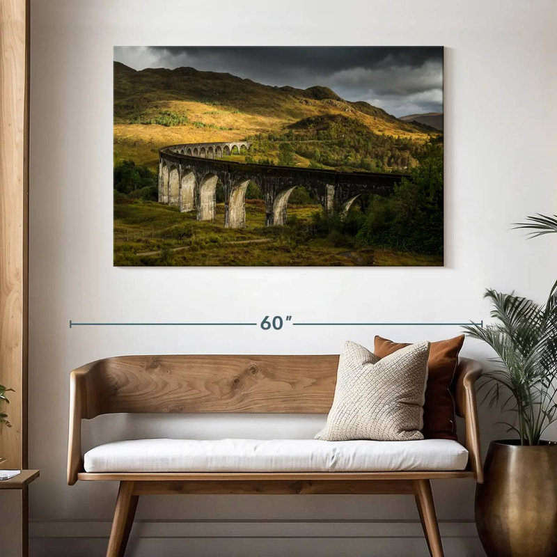 Mehar Scotland's Glenfinnan Viaduct, 32" H x 48" W