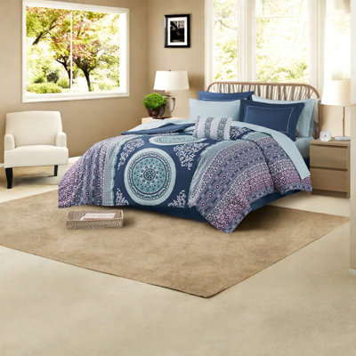 Piece Twin Bedding Sets, Polyester Boho Medallion Comfort For Home