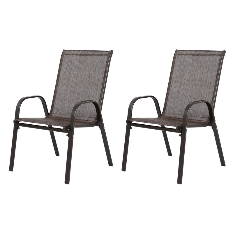 2 chaises de patio (sans la table), Brun