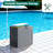 Outdoor Storage Box, 30 Gallon, Lockable Waterproof Resin Deck Box For Patio Cushions And Garden Tools, UV Resistant (Gray)
