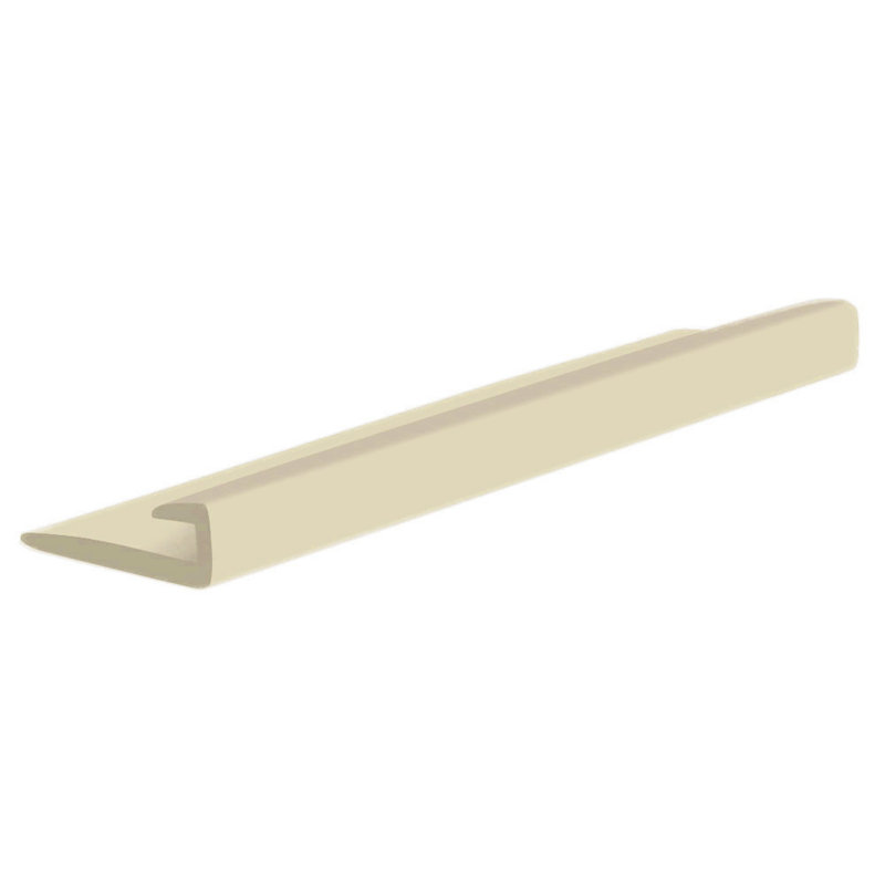 Rubber 108'' W x 0.25'' L Wall Base, Almond