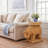 Bungalo Elephant Rattan Storage Accent Table-21815084