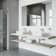 Marigold 18" L x 14" W x 5" H Rectangular White Matte Stone™ Vessel Bathroom Sink with 11" H Faucet