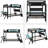 Bunk Bed With Two Built-In Gaming Desks, USB Desktop Ports & Pegboard Organizer, Gaming Bunk Frame For Gamer-250272359-250272357