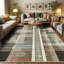 Machine Printed 152cm X 76cm Area Rug