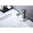 Waterfall Spout Bathroom Faucet,Single Handle Bathroom Vanity Sink Faucet