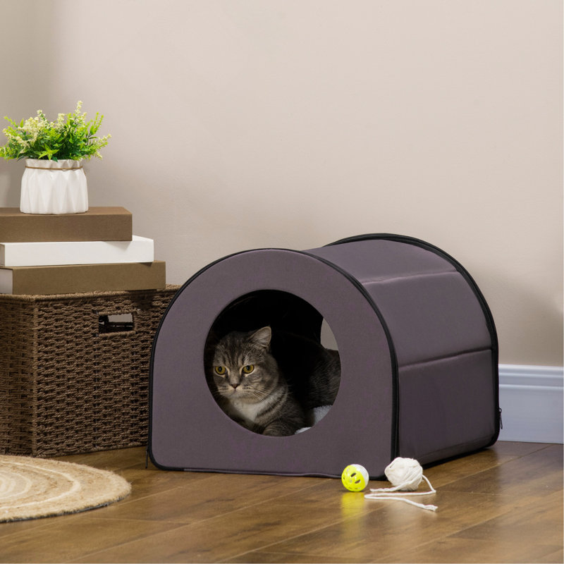Abri pour chat portatif et imperméable pour chat Dome