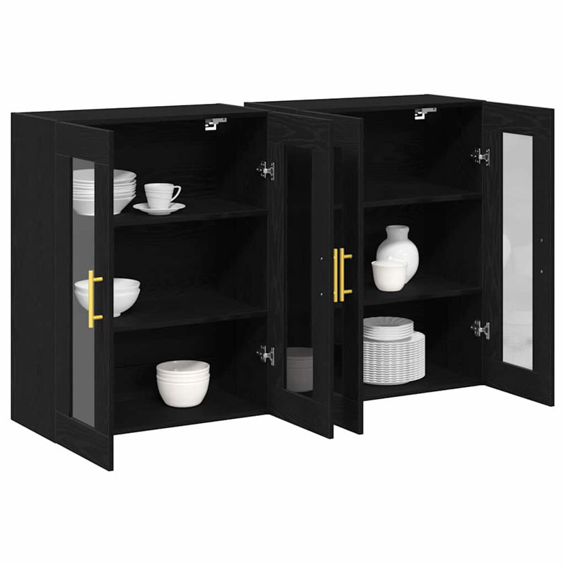 69.5cm Sideboard, Black Oak