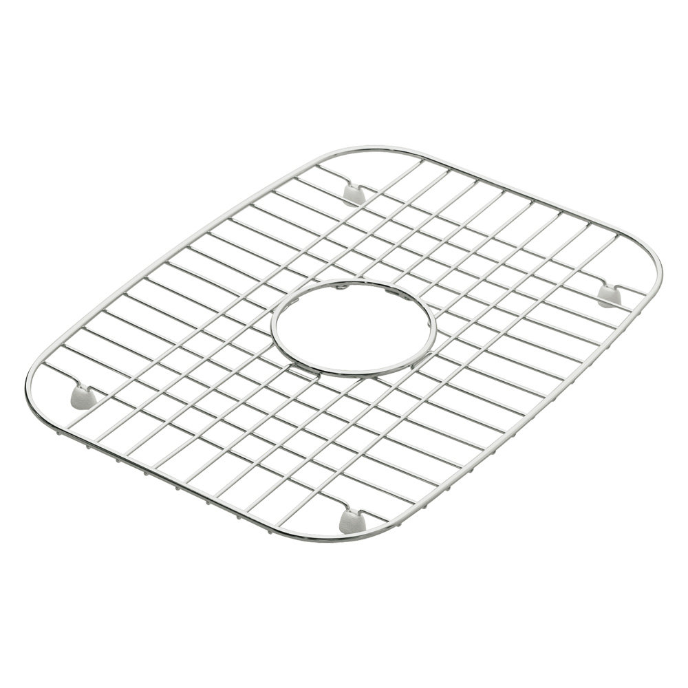 Springdale 11-7/8" L x 16-1/4" W Bottom Kitchen Sink Rack Sterling by Kohler