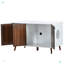 Table d'appoint pour chat avec 3 portes et salle de rangement pour chat-1332009053