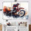 Ensemble de salon Red Moto X Mayhem-107199525-107199531