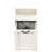 White Laundry Cabinet With Divided Compartments And Removable Liner, Keeps Room Clean During Time, 15.77 In Width, Depth, 30.41 Height, 34.09 Lb Liner For Simple Management, Fits Tight Spaces, Open
