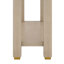 Console de 62,9 po avec console minimaliste moderne, canapé d'entrée en bois de pin massif avec détails en métal, tablette de rangement ouverte-548984790