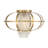Idlewild 1-Light Ceiling Light in Warm Brass-730736635