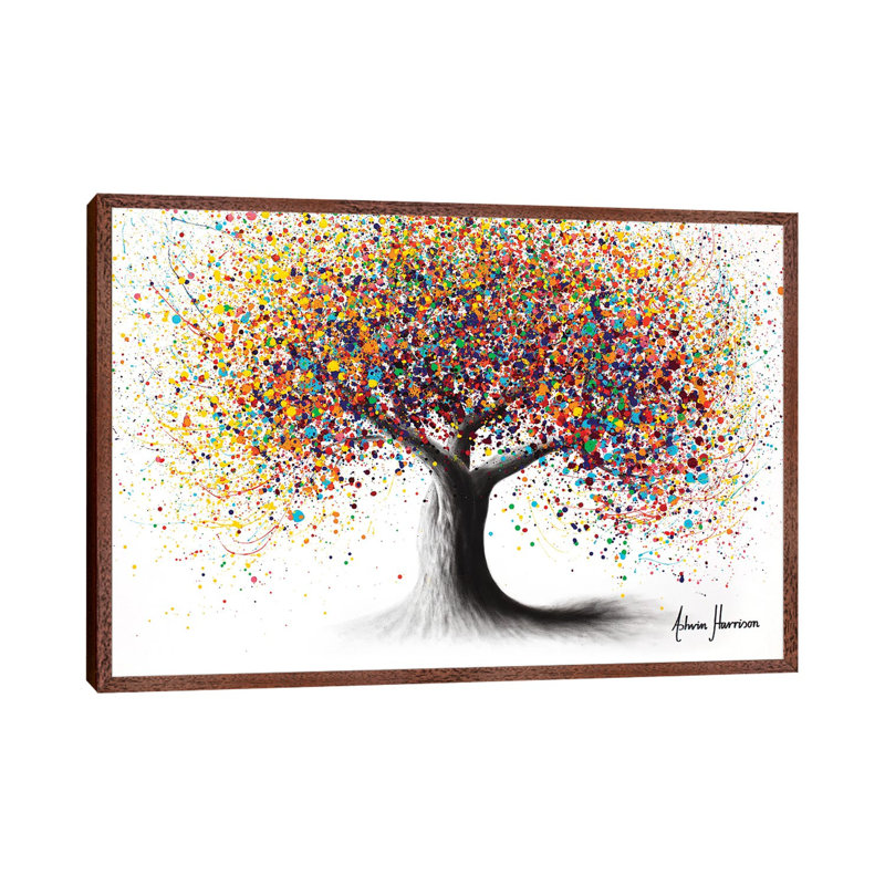 Print on Canvas, Brown Floater Framed, 66.04cm H x 101.6cm W x 3.81cm D
