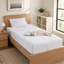 Protège-matelas 1 pièce chauffant - Double, blanc