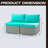 50'' Wide Straight Wicker Loveseat with Cushions-905237179