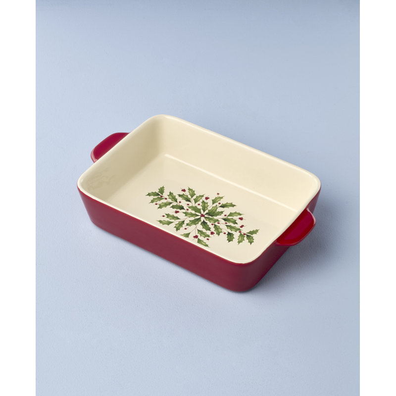 Holiday Rectangular Baking Dish, Medium
