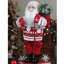 Figurine de Noël 18,5 "en tricot de cerf rouge et blanc avec sac de pin