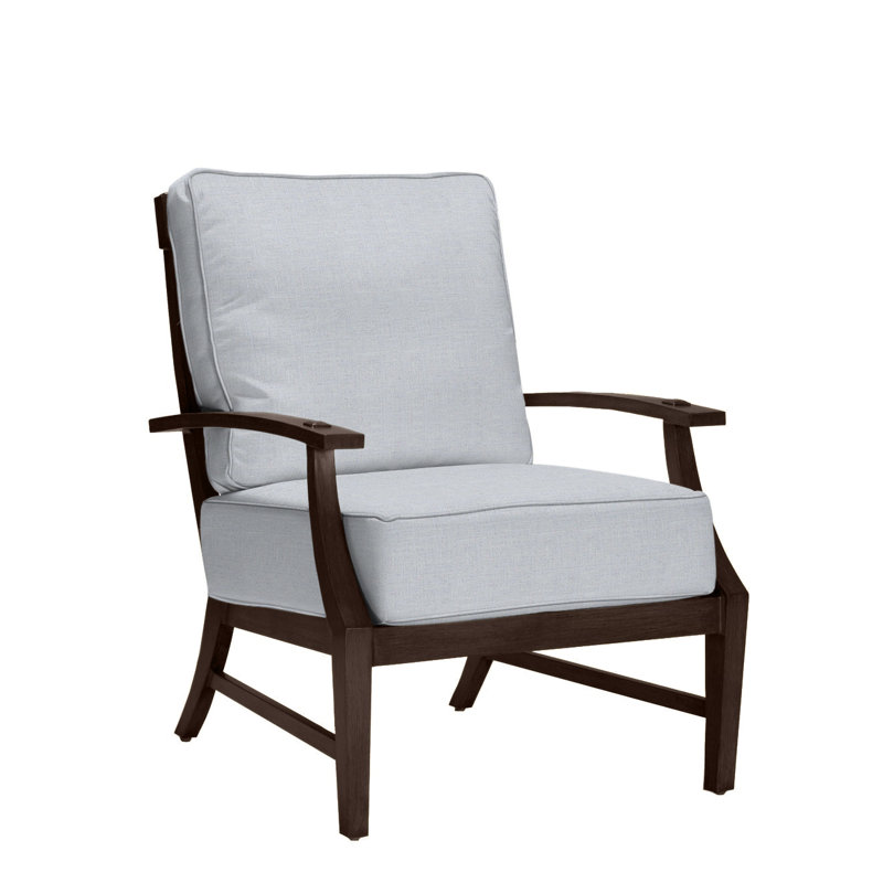 Méridienne Croquet, Welt, Acajou, Lin chambray