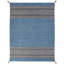 Dolley Cotton Striped Area Rug in Teal-903006019