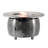 Esma Round Aluminum Propane Smokeless Fire Pit Table with Hidden Fuel Tank-1407521081